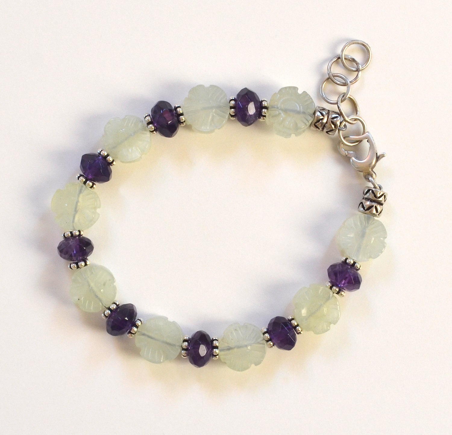 Jade Flower Bracelet